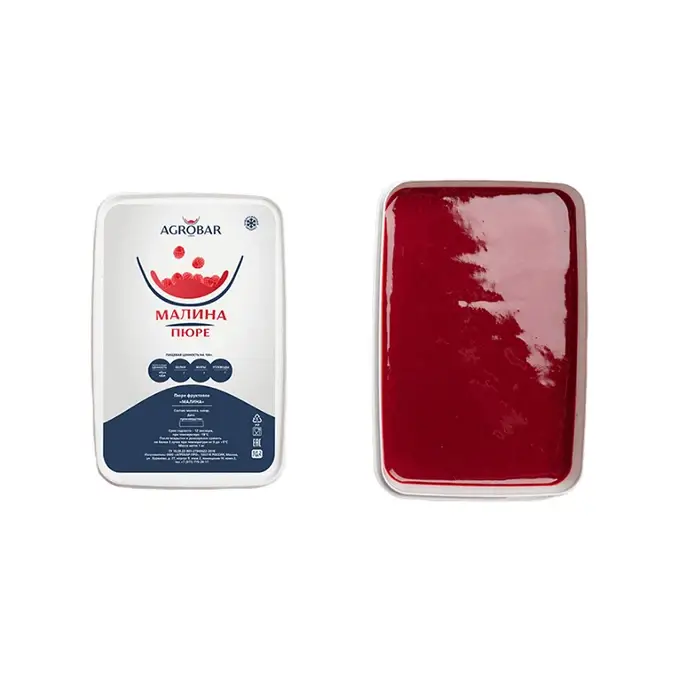 Пюре замороженное Малина AGROBAR, 1 кг