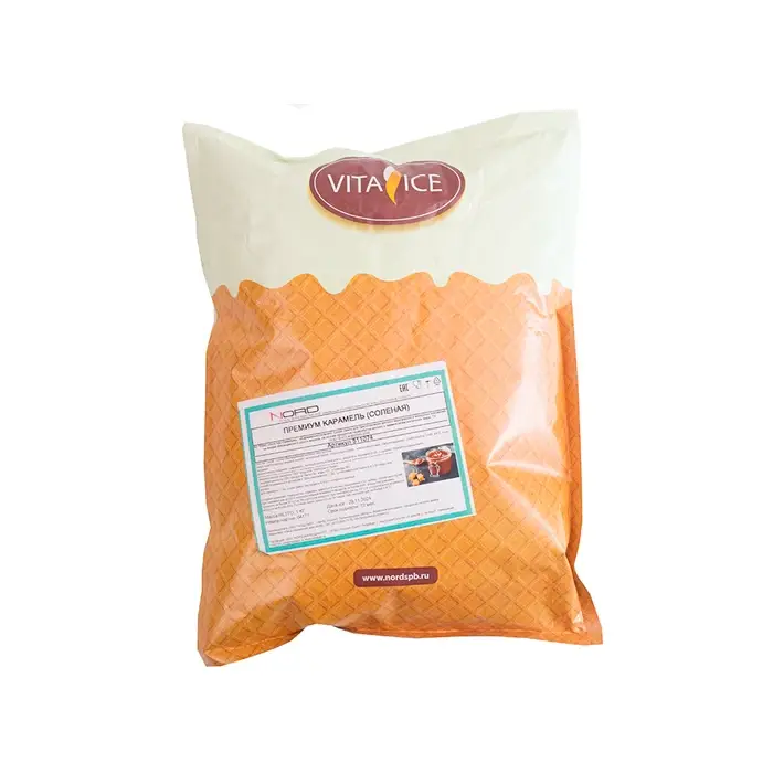 Смесь сухая для мягкого мороженого Карамель соленая Nd Prime Bachenmix, 1 кг