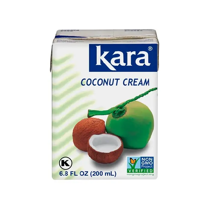 Сливки кокосовые (крем) 24% Kara, 200 мл