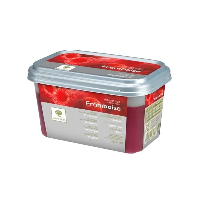Пюре замороженное Малина Ravifruit, 1 кг