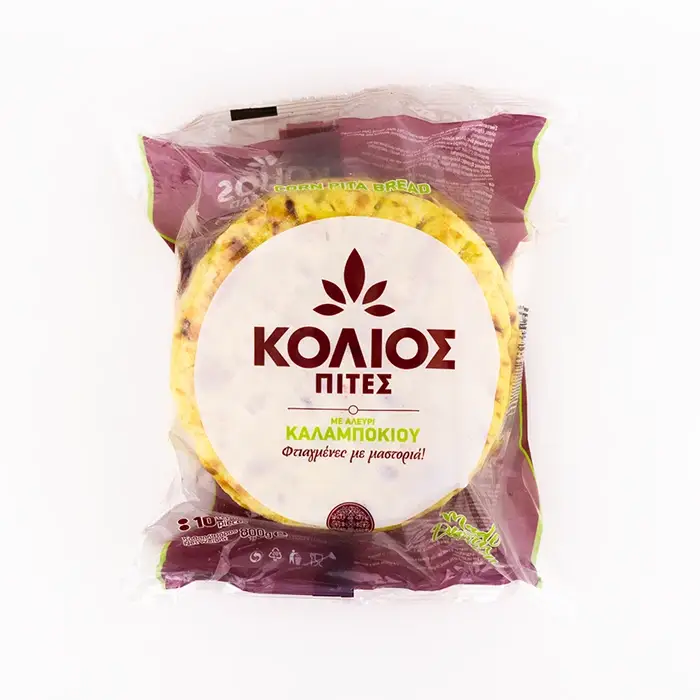 Пита греческая кукурузная, Kolios, 10 шт в упаковке