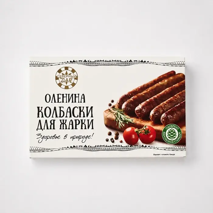 Колбаски для жарки из оленины «Северный дар», 600 г