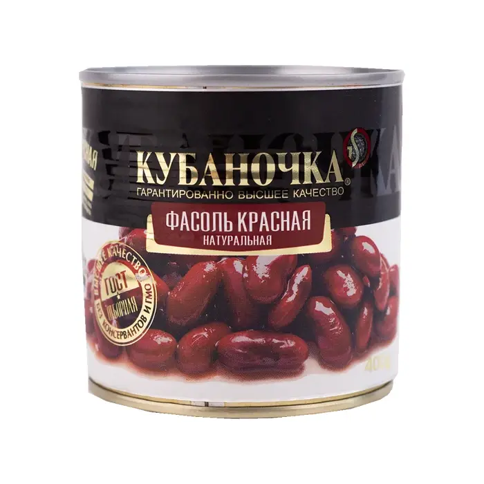 Фасоль красная натуральная «Кубаночка», 400 гр