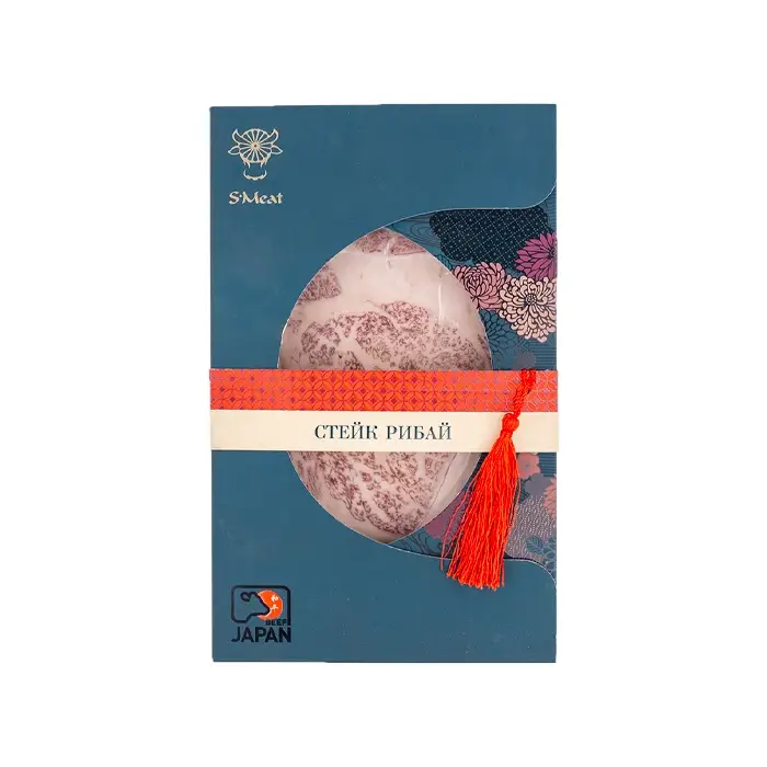 Говядина, стейк Рибай Wagyu A5, S MEAT, 300 г