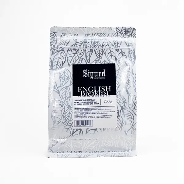 Чай черный Английский завтрак English Breakfast Sigurd, 200 гр