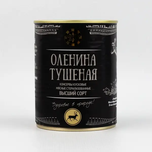 Оленина тушеная «Северный дар», 338 г