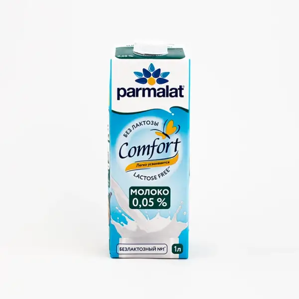 Молоко безлактозное 0,05 % Parmalat, 1 л