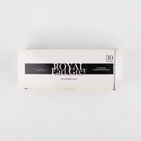 Чай королевский Эрл Грей Royal Earl Grey Sigurd, 30 пакетиков по 2 г