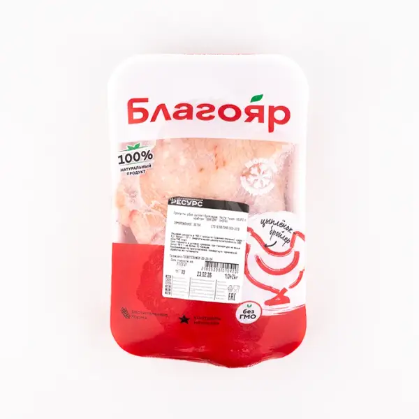 Куриное бедро на подложке «Благояр», 0,8-1,3 кг