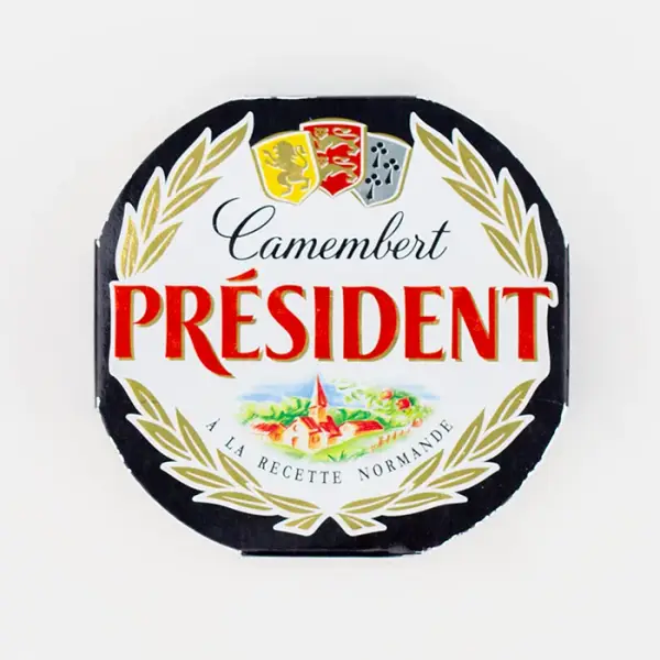 Сыр мягкий с белой плесенью Камамбер 45% President, 125 гр