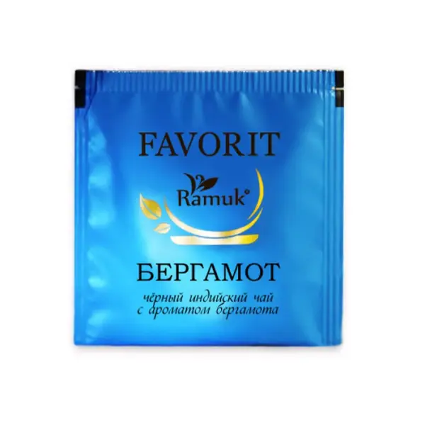 Чай черный с бергамотом "Ramuk favorit" 1.5 гр*200 пакетиков (Россия)