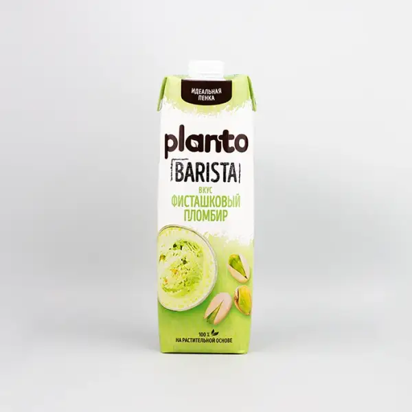 Напиток соевый с фисташкой и кешью, со вкусом фисташкового пломбира Barista Planto, 1 л