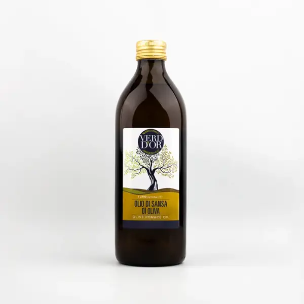 Масло оливковое Pomace Verd D’or, стеклянная бутылка, 1 л