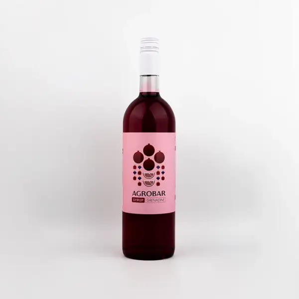 Сироп для барных коктейлей Гренадин Agrobar, 1 л