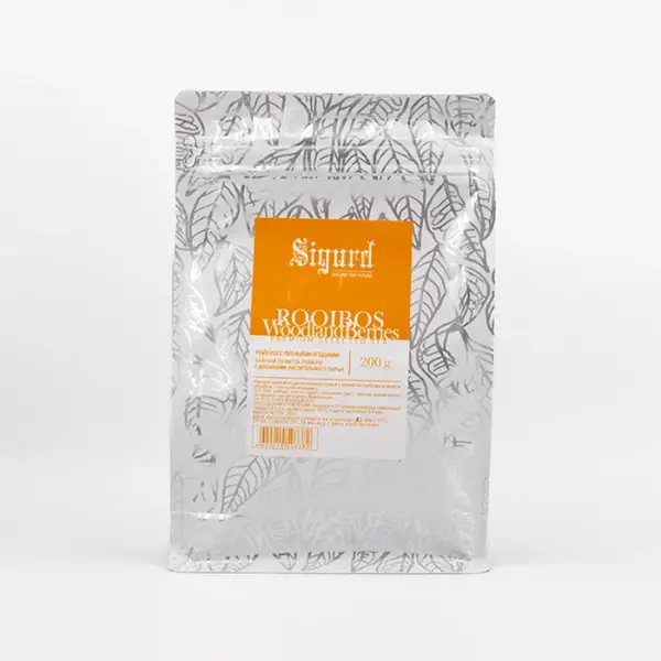 Чайный напиток Ройбуш Roibosh Woodland Berries Sigurd, 200 гр