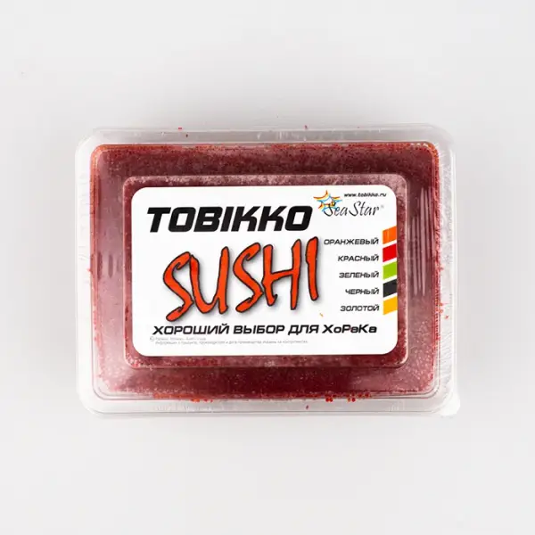 Икра летучей рыбы Тобико красная Sushi, 500 г