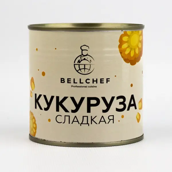 Кукуруза сладкая консервированная Bellсhef, 425 мл