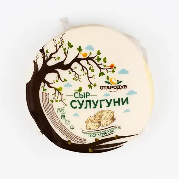 Сыр полутвёрдый Сулугуни, 45%, «Стародубский», 650 г