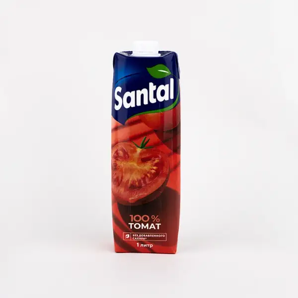 Сок томатный для детского питания Santal, 1 л