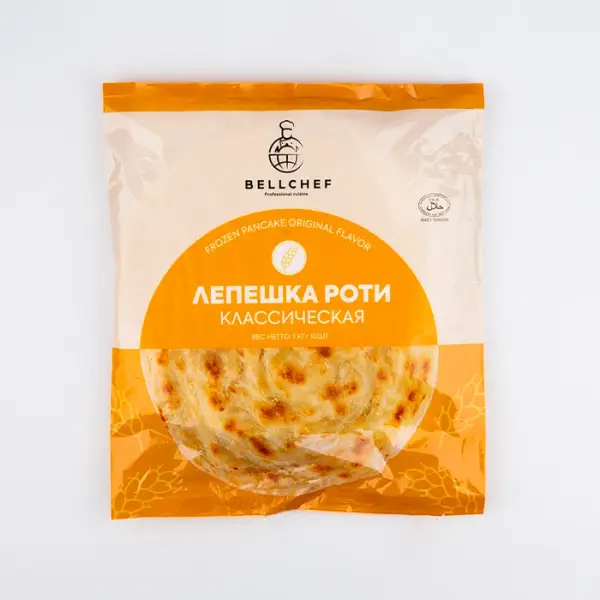 Лепешка Roti классическая Bellchef, 10 шт в 1 упаковке