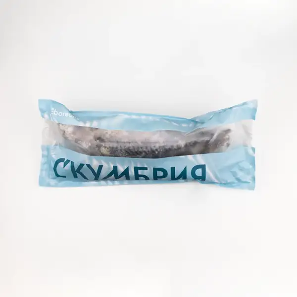 Скумбрия неразделанная свежемороженая Borealis, 5 %, 1 кг