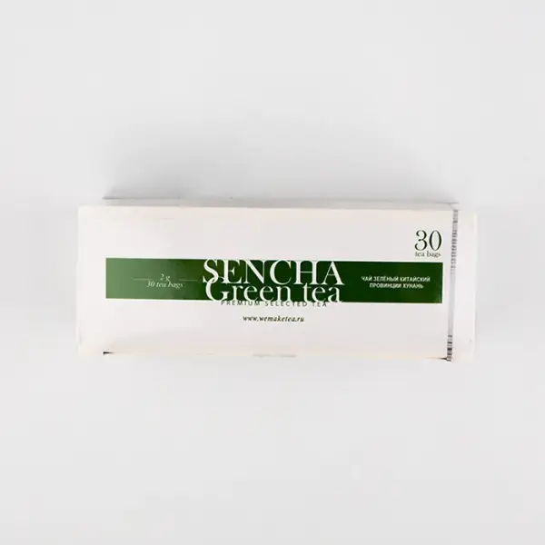Чай зеленый Сенча Sencha Sigurd, 30 пакетиков по 2 г