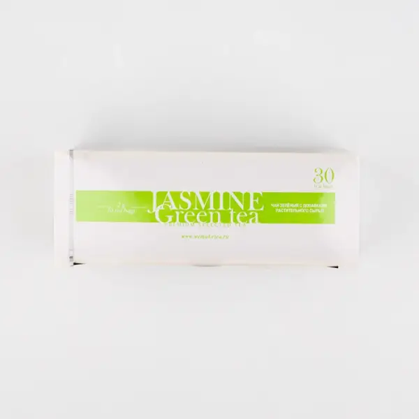 Чай зеленый китайский с жасмином Jasmine Tea Sigurd, 30 пакетиков по 2 г