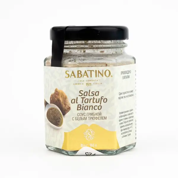 Соус грибной с белым трюфелем Sabatino Italia S.r.l., 90 г