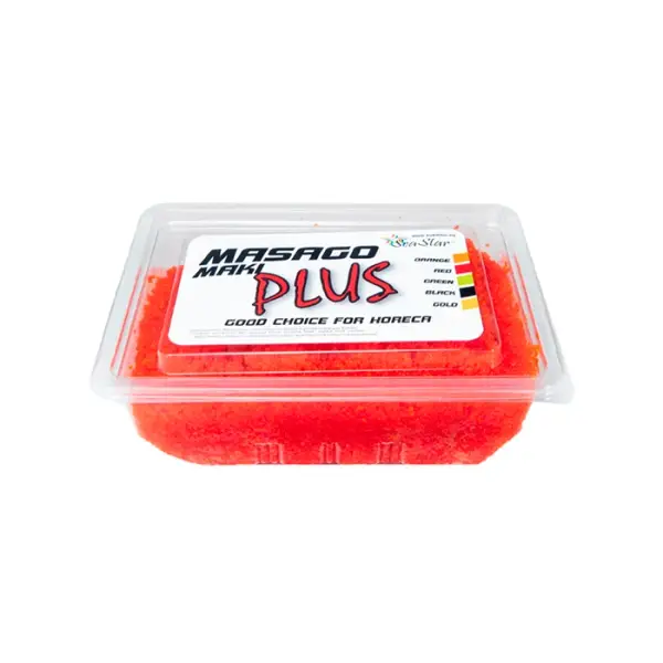 Икра мойвы Масаго Маки Плюс оранжевая Sea Star, 500 г