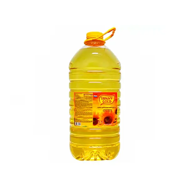 Масло подсолнечное рафинированное Sunny Gold, 5 л