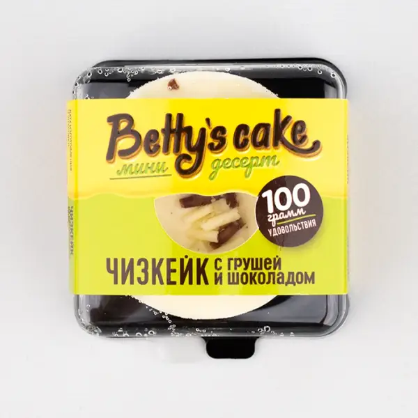 Чизкейк с грушей и шоколадом Betty's Cake, 100 гр