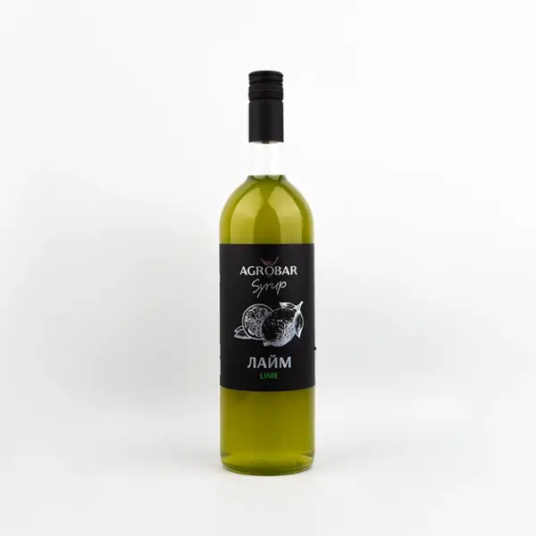 Сироп для барных коктейлей Лайм Agrobar, 1 л
