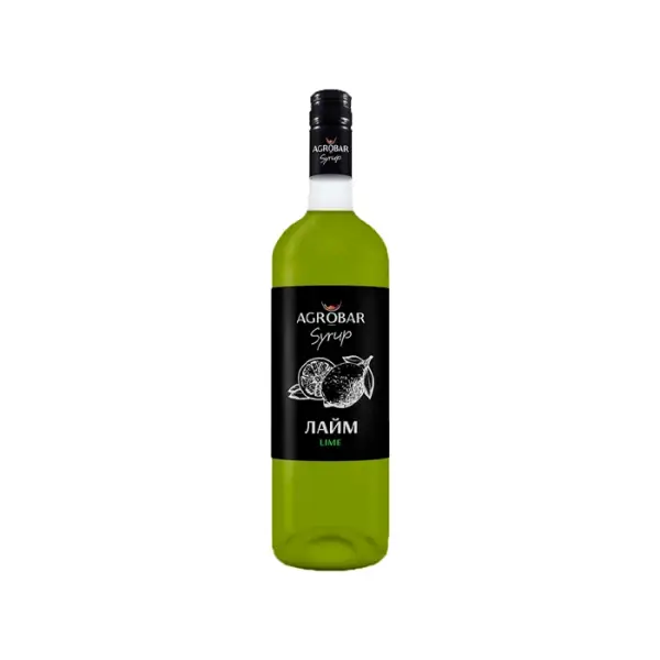 Сироп для барных коктейлей Лайм "Agrobar", 1 л