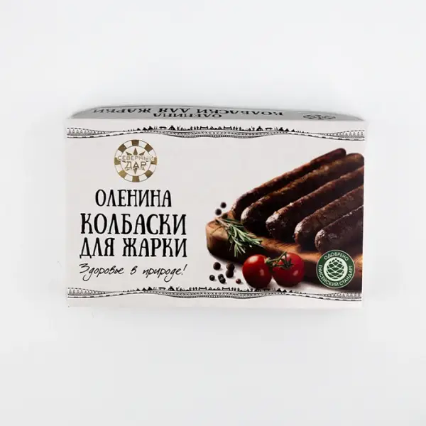 Колбаски для жарки из оленины «Северный дар», 600 г