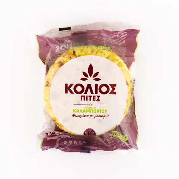 Пита греческая кукурузная, Kolios, 10 шт в упаковке