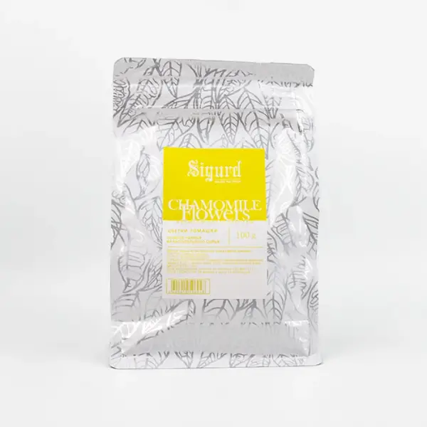 Чайный напиток Цветки ромашки Chamomile Flowers Sigurd, 100 гр