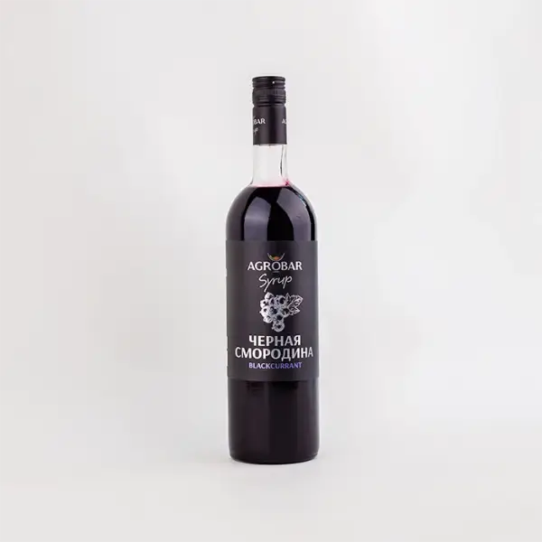 Сироп для барных коктейлей Черная смородина Agrobar, 1 л