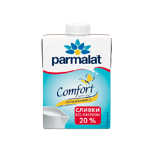 Сливки безлактозные, жирность 20% Parmalat Comfort 500 мл