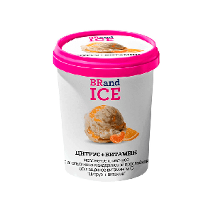 Мороженое сливочное Цитрус+витамин BRandICE 300 гр