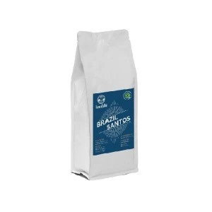 Кофе в зернах обжаренный 100% Brazil Santos 