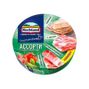 Сыр плавленый Ассорти Пикник, жирность 50% "Хохланд" 140 гр