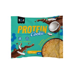 Печенье Protein Cookie с кокосом, покрытое шоколадом без добавления сахара 