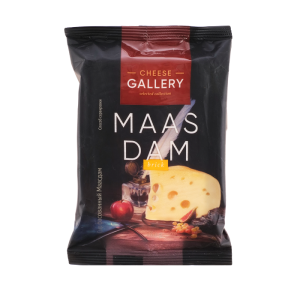 Сыр полутвердый Маасдам Cheese Gallery жир.45% 