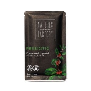 Шоколад Горький Гречишный с Кофе PREBIOTIC Nature's own factory (Россия), 20 грамм
