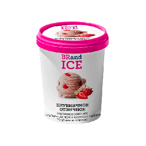 Мороженое сливочное Клубничное отличное BRandICE 300 гр